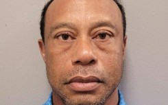 Booking photo of Tiger Woods released by the Martin County (Florida) Sheriff's Office after the golf superstar was arrested on a charge of driving under the influence after a roll-over car crash near his home