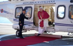 The highlight of the trip is to be an open-air mass at the Louis II Stadium, expected to be attended by 15,000 people.