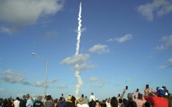 Space enthusiasts gather to watch 'amazing' Artemis 2 launch