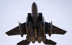 File picture of a US Air Force F-15E Strike Eagle aircraft, the type reported downed over Iran
