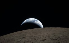 The Artemis 'Earthset' image showed our home planet dropping below the Moon