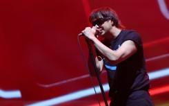 The Strokes frontman, Julian Casablancas, thrilled the audience with the New York band's greatest hits on the second day of Coachella