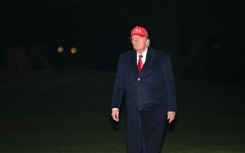 US President Donald Trump slammed the Pope's anti-war message as he returned to the White House after a weekend of golf and UFC fighting