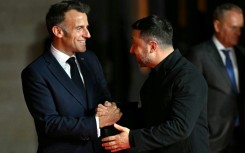 Ukrainian President Volodymyr Zelensky called for the EU to give Ukraine full membership before heading in to talks with EU leaders