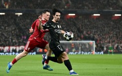 Vitinha (R) will miss Paris Saint-Germain's Ligue 1 clash against Nantes due to a heel inflammation