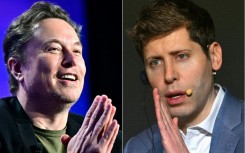 Elon Musk (l) and OpenAI chief executive Sam Altman are both on the witness list for the trial in a case filed against the startup by the Tesla tycoon