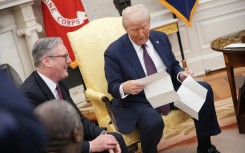 British Prime Minister Keir Starmer -- pictured during a White House visit in 2025 -- has publicly criticized the US-Israel war on Iran