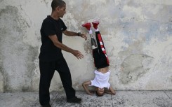 Cuban 10-year-old Juan Jose Guilarte, who was born with a congenital malformation that saw his left leg develop only to the kneecap, dreams of becoming an Olympian