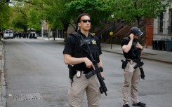 Armed Secret Service agents were in New York for King Charles III's visit