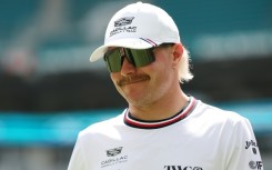 Cadillac F1 driver Valtteri Bottas of Finland walks in the paddock ahead of the Miami Grand Prix