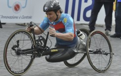 Racing driver Alex Zanardi, pictured in 2017, became an outstanding Paralympian after losing both legs in an accident