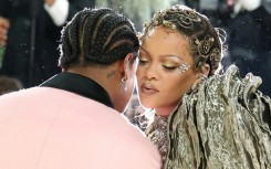 Rihanna and A$AP Rocky were among the last to arrive at the Met Gala