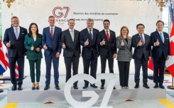 The G7 trade ministers prepared for a summit in France next month