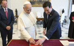 Pope Leo XIV held a private audience with US Secretary of State Marco Rubio in The Vatican