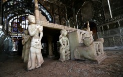 Securing funding for restoring damaged heritage sites remains a challenge