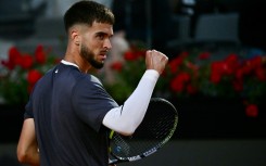 Dino Prizmic reached the last 16 of the Italian Open on Sunday