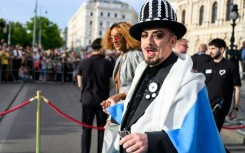 Artists are in Vienna for the Eurovision Song Contest but the public broadcasters for Ireland, Slovenia and Spain say they will not be showing it