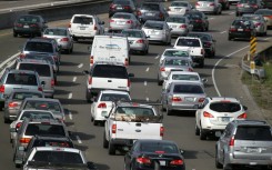 Traffic can be notoriously heavy in California and one driver went to extreme lengths to beat the rules -- with a dummy passenger