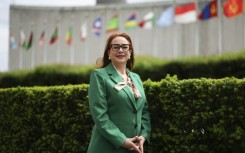 The Ecuadoran former minister of foreign affairs and defense professed her belief in the UN as she unveiled her bid to lead it