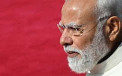India's Prime Minister Narendra Modi at the presidential palace Rashtrapati Bhavan in New Delhi on May 6, 2026