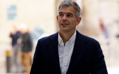 New BBC director general Matt Brittin arrives at the BBC's central London headquarters