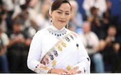 Full of grace: Nepalese Kinnar actress Pushpa Thing Lama at Cannnes