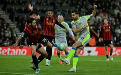 Manchester City midfielder Bernardo Silva takes a shot during a 1-1 draw away to Bournemouth