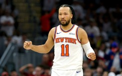 New York's Jalen Brunson scored a game-high 30 points and the Knicks won 121-108 at Cleveland to seize a 3-0 lead in their best-of-seven Eastern Conference final series