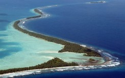 The Pacific island nation of Tuvalu is made up of a string of low-lying atolls, scattered halfway between Australia and Hawaii.