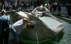 Public fountains were popular for trying to cool down
