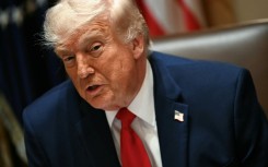 US President Donald Trump speaks during a cabinet meeting at the White House on May 27, 2026