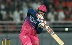 Vaibhav Sooryavanshi hits one of 12 sixes against Sunrisers Hyderabad