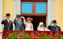 The Norwegian royal family at a national day event last week