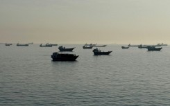 The blockaded Strait of Hormuz has been a key point of contention in negotiations to strike an initial peace deal