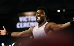 Noah Lyles had won his first race of the season in Tokyo two weeks ago in 9.95sec