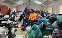Nearly a week after the violence, around 100 foreign nationals and some South Africans are still taking shelter in a community hall