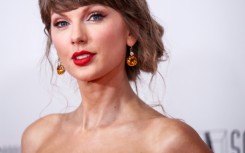 US singer-songwriter Taylor Swift is pictured at a gala in New York ahead of her induction into the Songwriters Hall of Fame