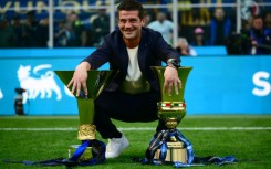 Cristian Chivu won Serie A and the Italian Cup in his first season as Inter Milan coach