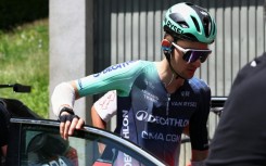 Paul Seixas suffered multiple abrasions on his hands, arms and legs during his crash on a tricky descent