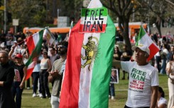 The Lion and Sun flag has already been seen in Los Angeles this year, and protesters say they will be displaying it again at Iran's World Cup opener against New Zealand