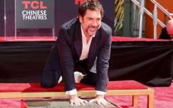 Spanish actor Javier Bardem earned his spot among the pantheon of actors who have left their mark at the Chinese Theatre in Hollywood