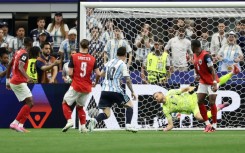 Lionel Messi scores the goal against Austria that makes him the World Cup's all-time highest scorer with 17 goals