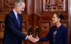 Mexican President Claudia Sheinbaum and King Felipe VI of Spain met at the Palacio Nacional in Mexico City