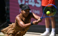 Japan's Naomi Osaka needed just 59 minutes to reach the WTA Bad Homburg semi-finals