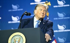 US President Donald Trump accused the Democratic left of being "hardcore, godless communists" in a divisive, politicized speech at a right-wing Christian conference in Washington on Friday