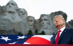 US President Donald Trump last visited Mount Rushmore National Memorial in 2020