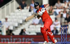 England captain Nat Sciver-Brunt hits out in a Women's T20 World Cup semi-final against South Africa at the Oval