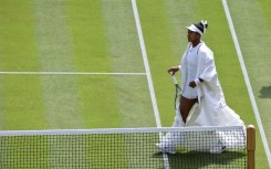 Japan's Naomi Osaka strikes a pose at Wimbledon