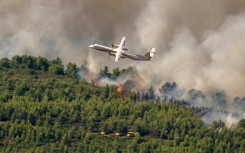 The fires forced evacuations in southwestern France