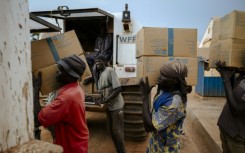 The trucks are sent to hard-to-reach areas